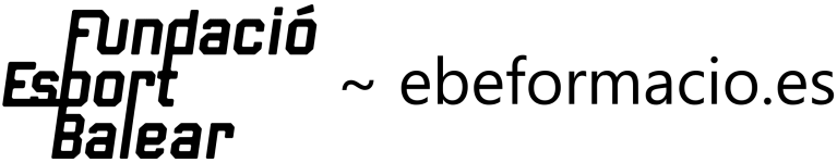 Logo of Formación online - Fundació per a l'Esport Balear
